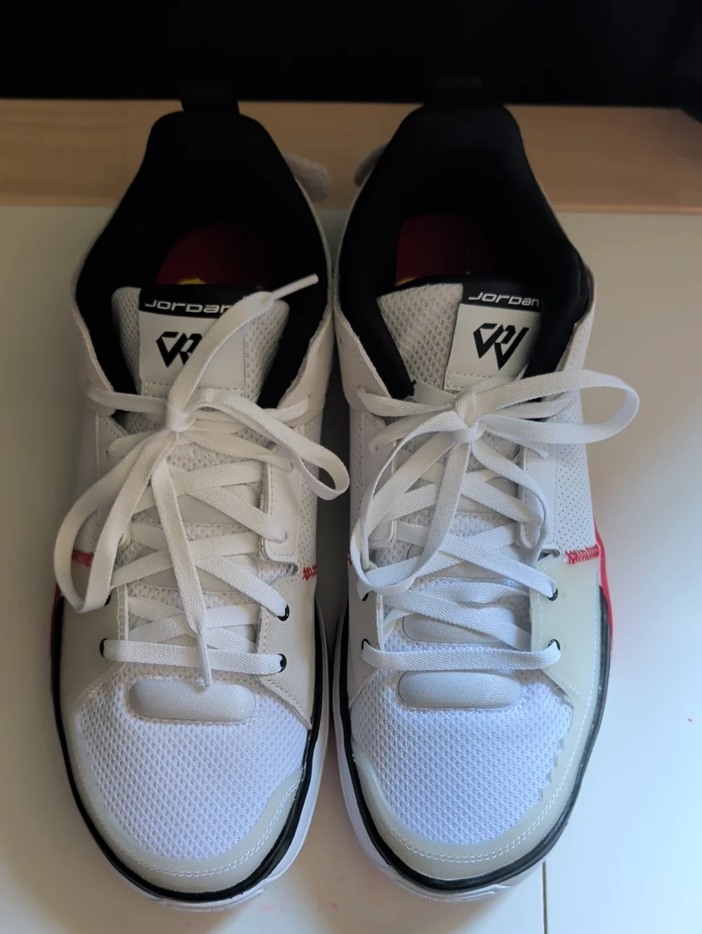 Nike Air Jordan Westbrook One Take 5 Basketball Shoes White/Red FD2335-106 - Picture 4 of 6